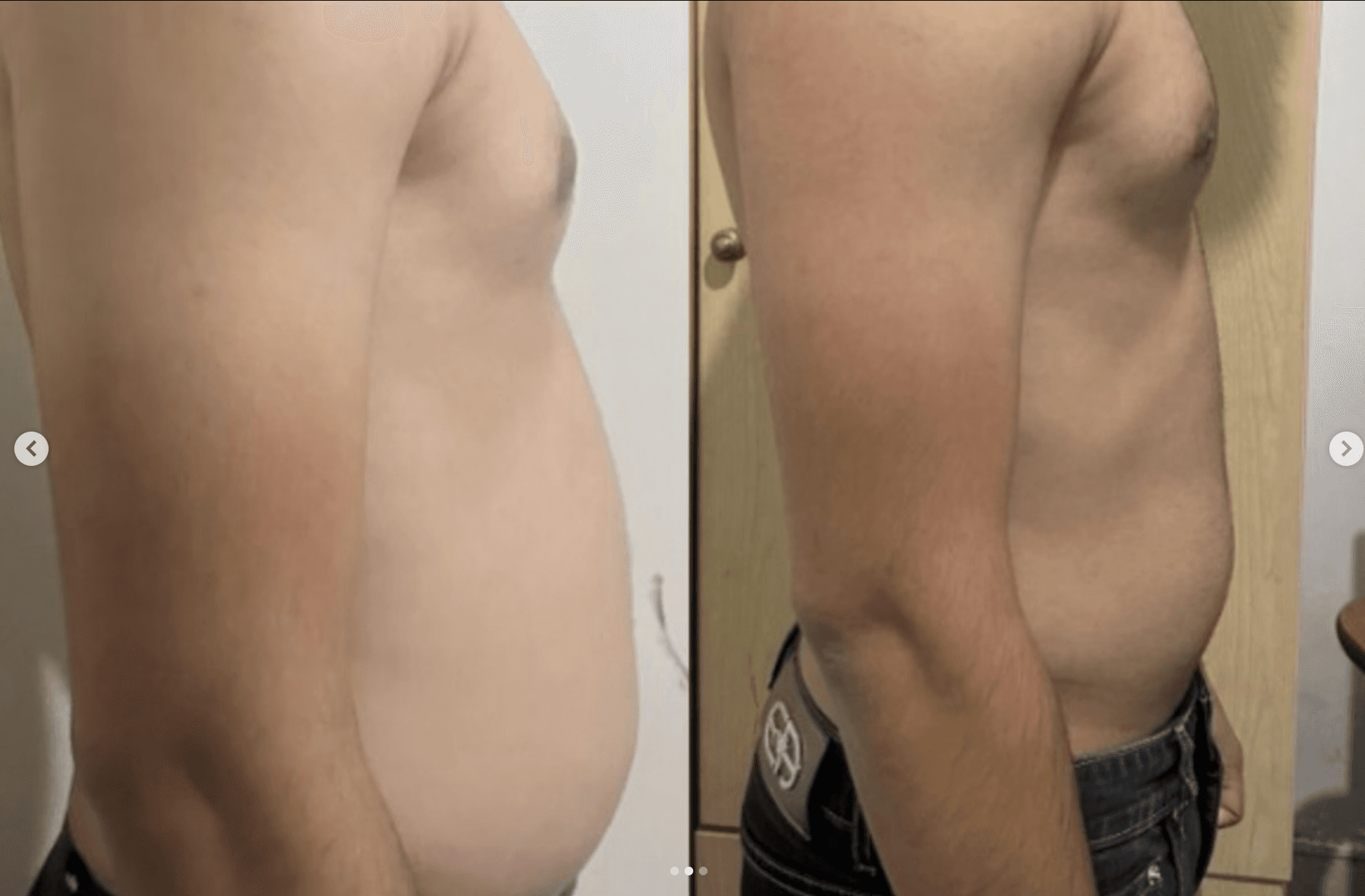 Client fat-loss progress