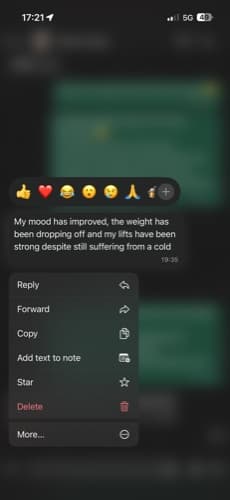 Client WhatsApp testimonial 5