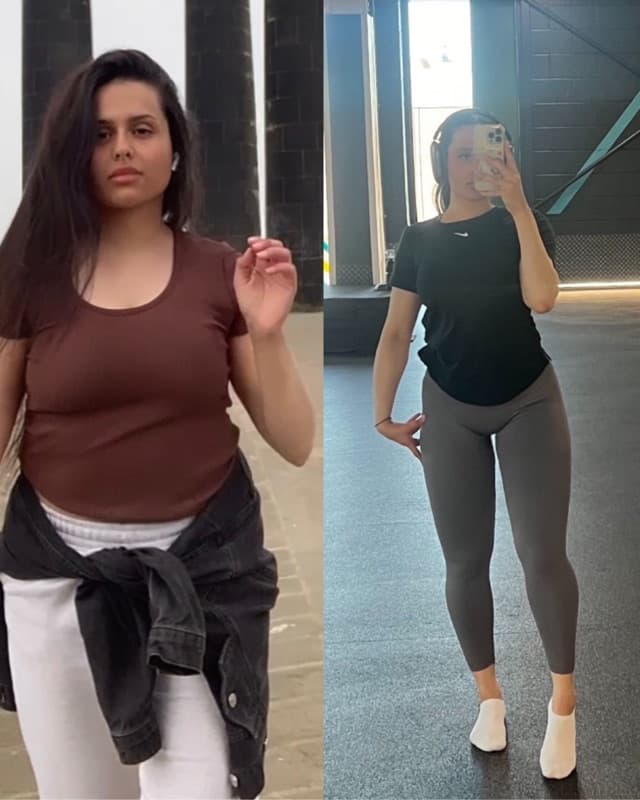 Client transformation — fat loss