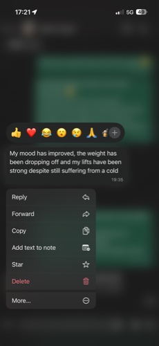 Client testimonial screenshot