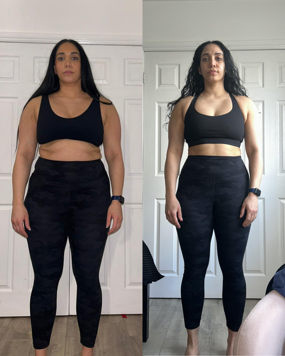 Rosie before and after transformation