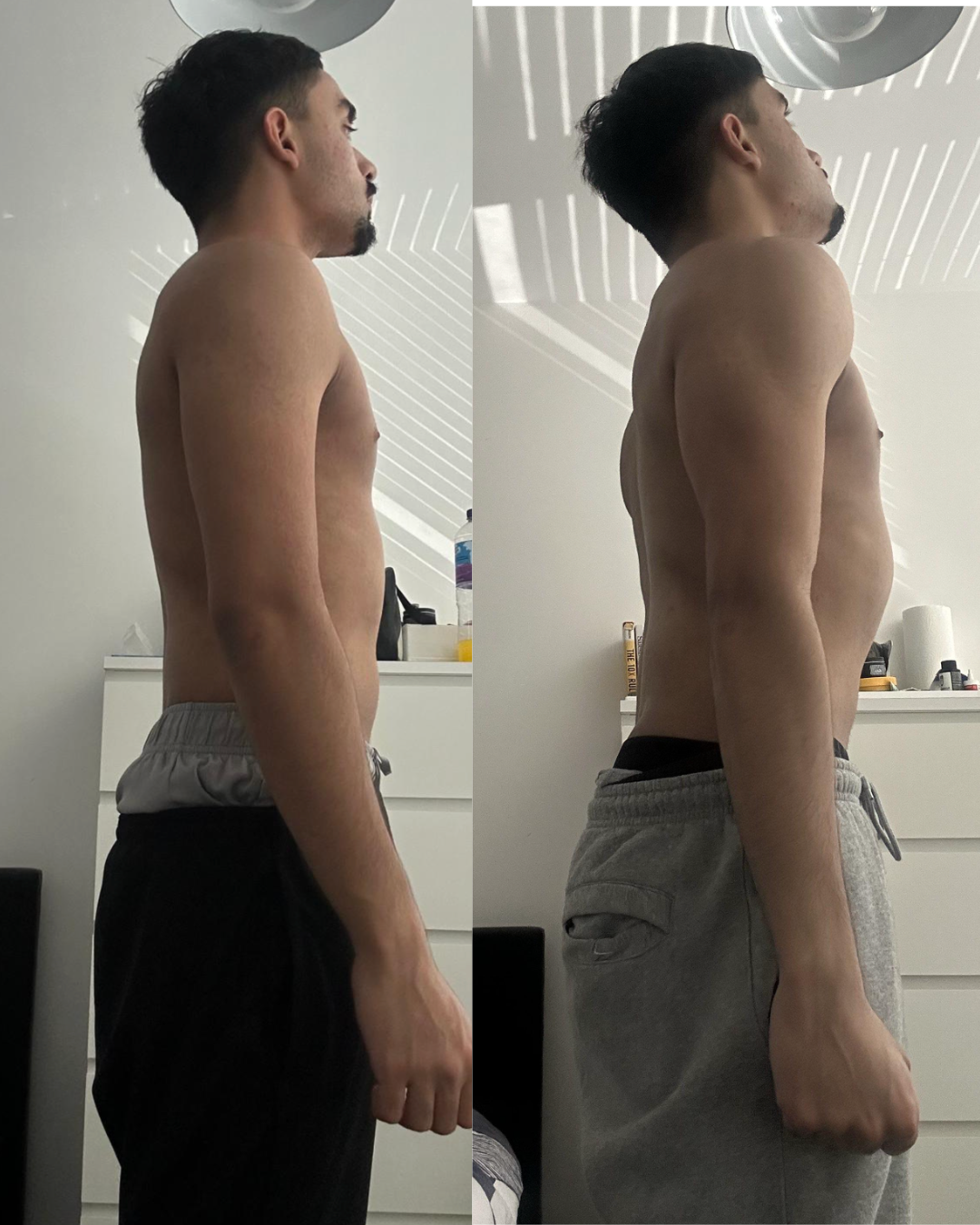 Yousaf before and after transformation
